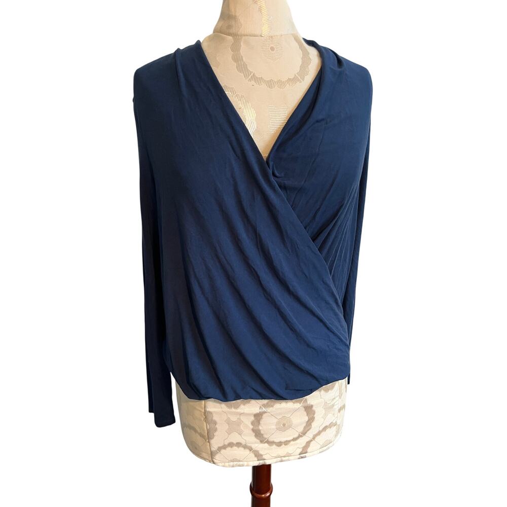 Revolve Krisa V-neck Long Sleeve Wrap Blouse Small